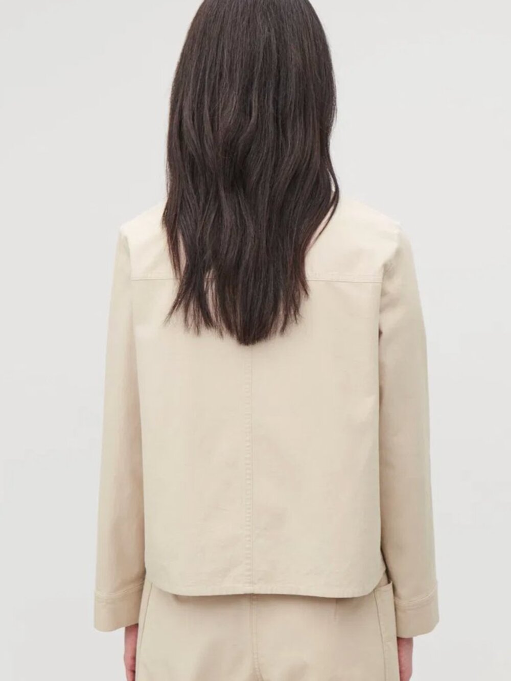 COS Button-Up Canvas Jacket - Picture 3 of 7